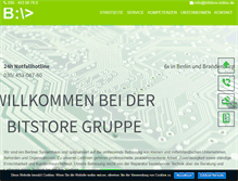 Tablet Screenshot of bitstore-online.de